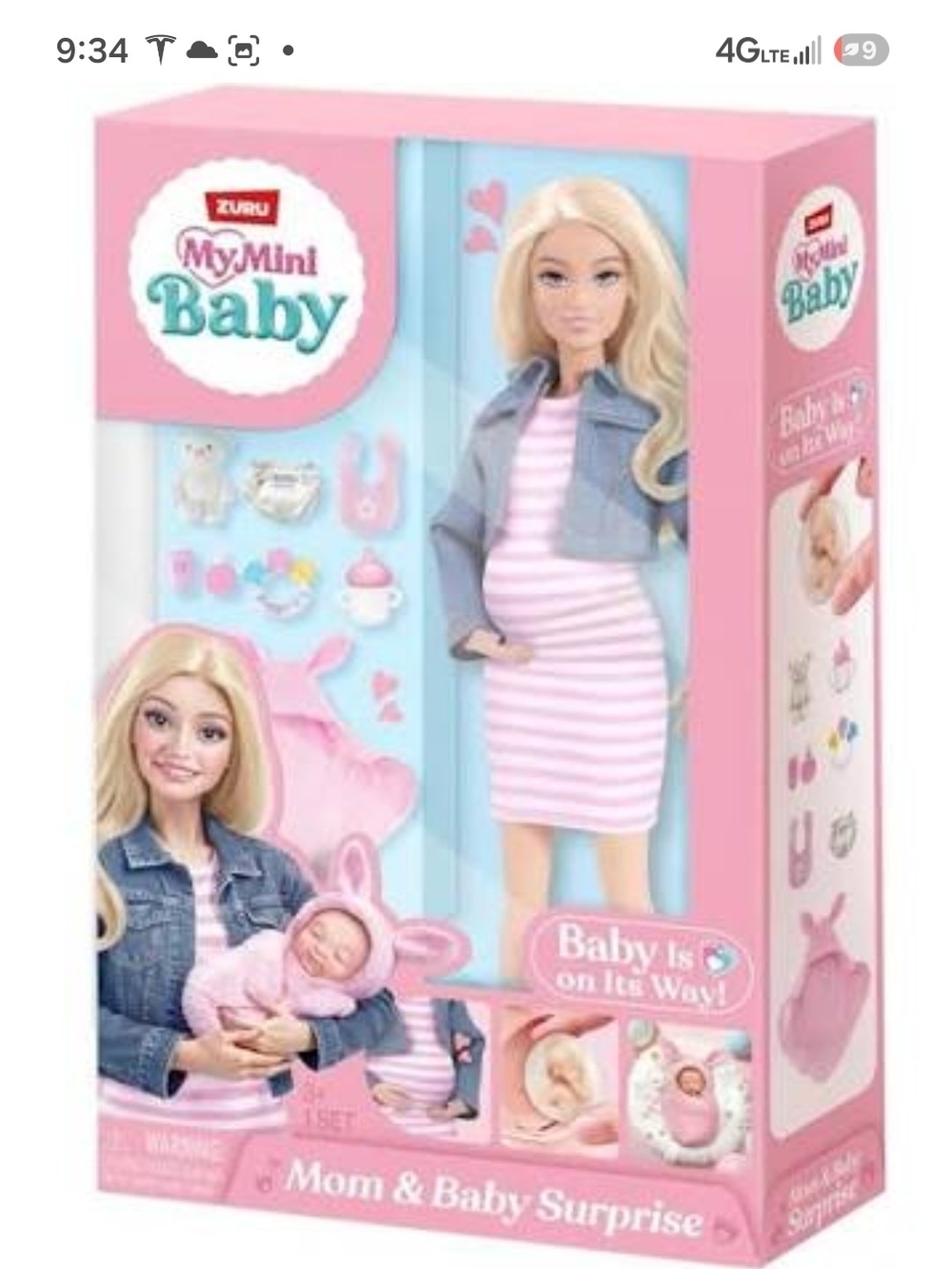 ZURU MyMini Baby Mom & Baby Surprise Doll Set
